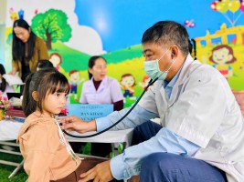 TRƯỜNG MẦM NON KỲ LỢI PHỐI HỢP TRUNG TÂM Y TẾ TỔ CHỨC KHÁM SỨC KHỎE ĐỊNH KỲ CHO TRẺ NĂM HỌC 2025 - 2026