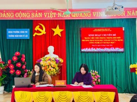 CHI BỘ TRƯỜNG MẦM NON KỲ LỢI TỔ CHỨC SINH HOẠT CHUYÊN ĐỀ