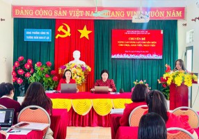 SINH HOẠT CHUYÊN ĐỀ: NÂNG CAO NĂNG LỰC CHUYÊN MÔN CHO CÁN BỘ QUẢN LÍ, GIÁO VIÊN, NHÂN VIÊN