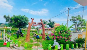 TRƯỜNG MẦM NON KỲ LỢI TÍCH CỰC CHUẨN BỊ CÁC ĐIỀU KIỆN ĐÓN TRẺ ĐẾN TRƯỜNG