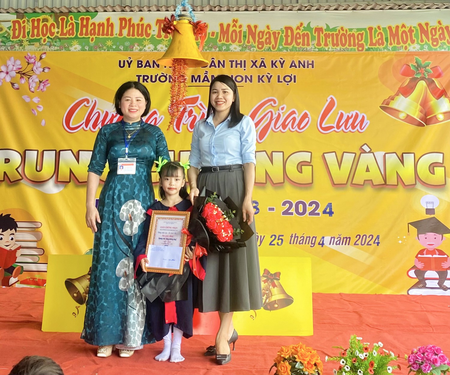 Giải nhất: Cháu Lê Linh Chi - Lớp 5 Tuổi A